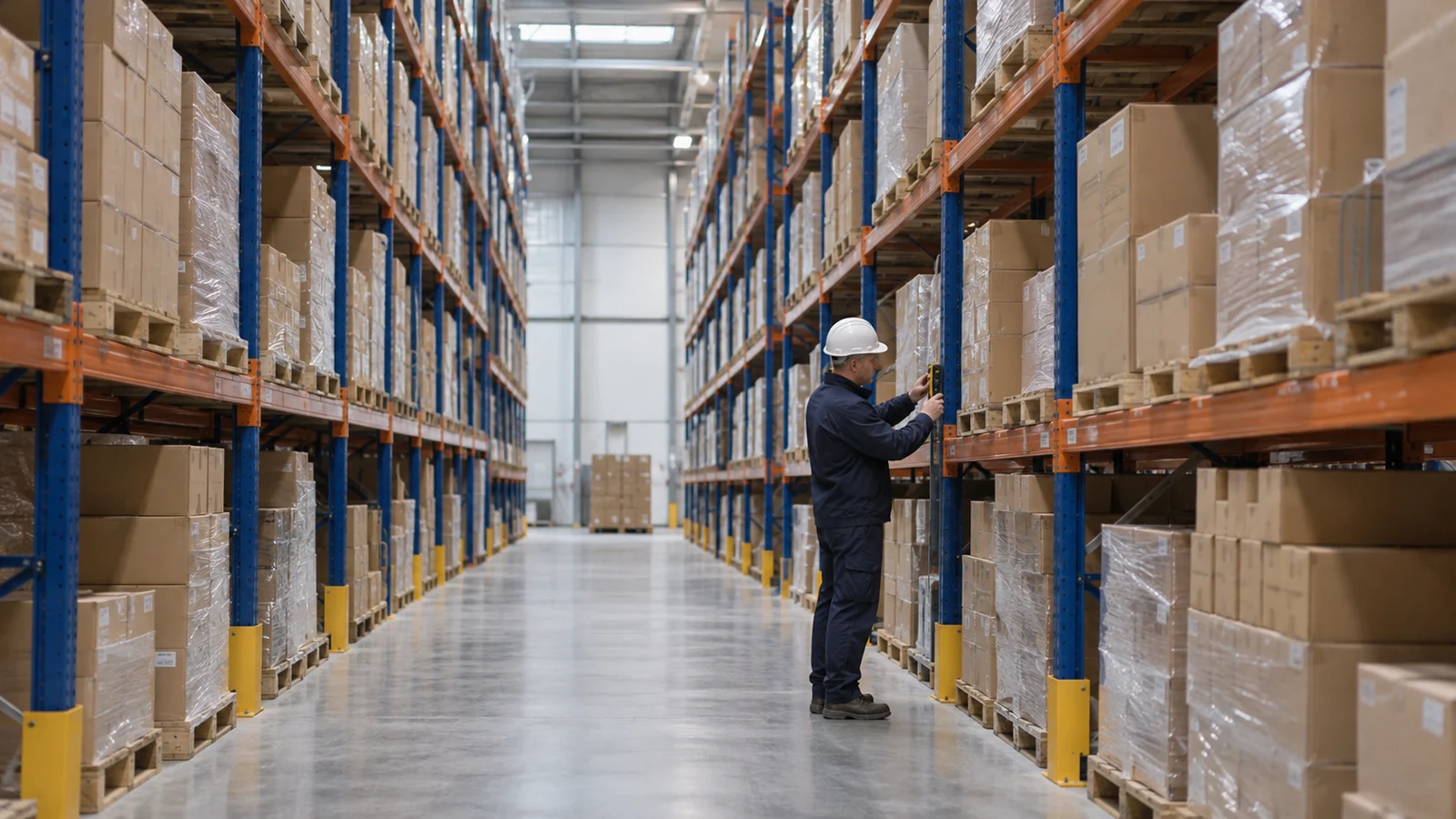 Wiederkehrende Prüfung von Industrieregalen