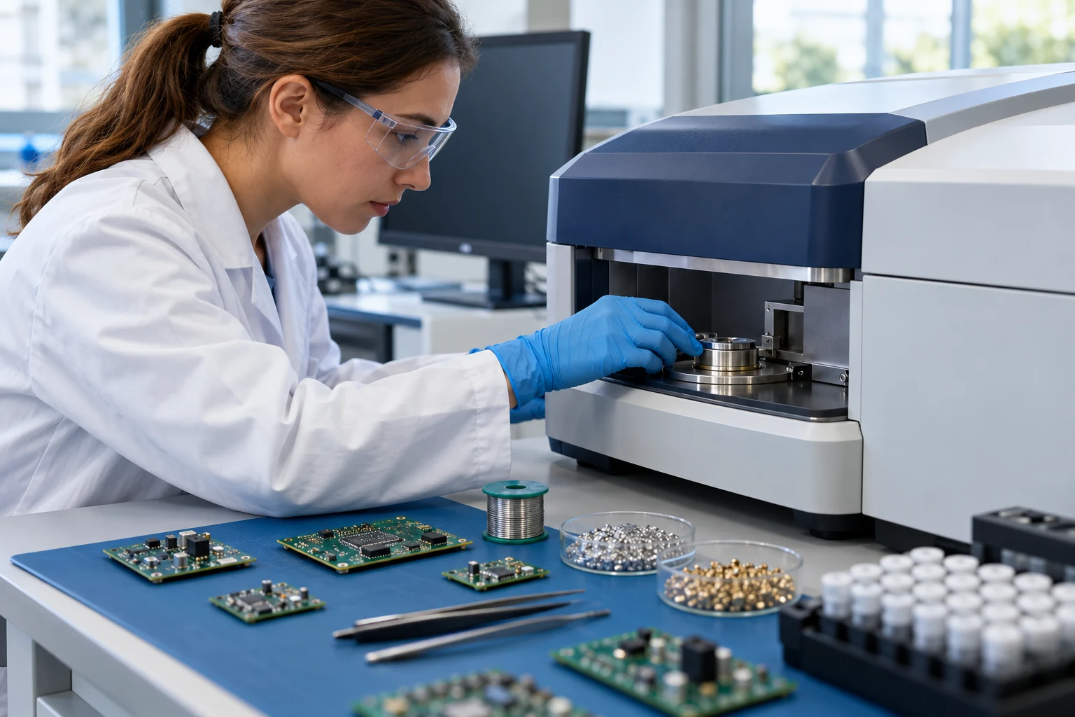 RoHS analysis of electronic components