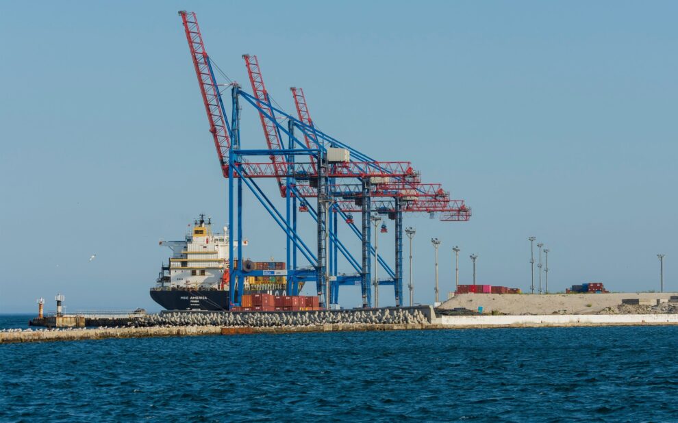 Odesa,,Ukraine,-,06,30,2021:,Loading,A,Ship,With